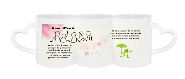 Mug à texte - La foi – Image 4
