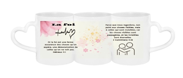 Mug à texte - La foi – Image 3