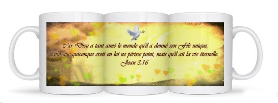 Mug à texte - L'amour de Dieu – Image 3