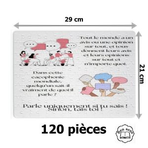 Puzzle - L'avis et l'opinion