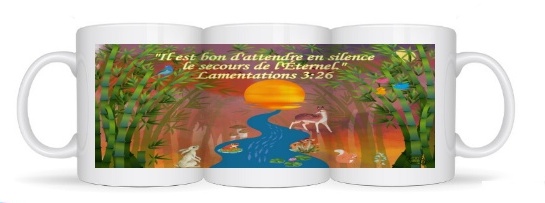 Mug à texte - Le secours de l'Eternel – Image 3