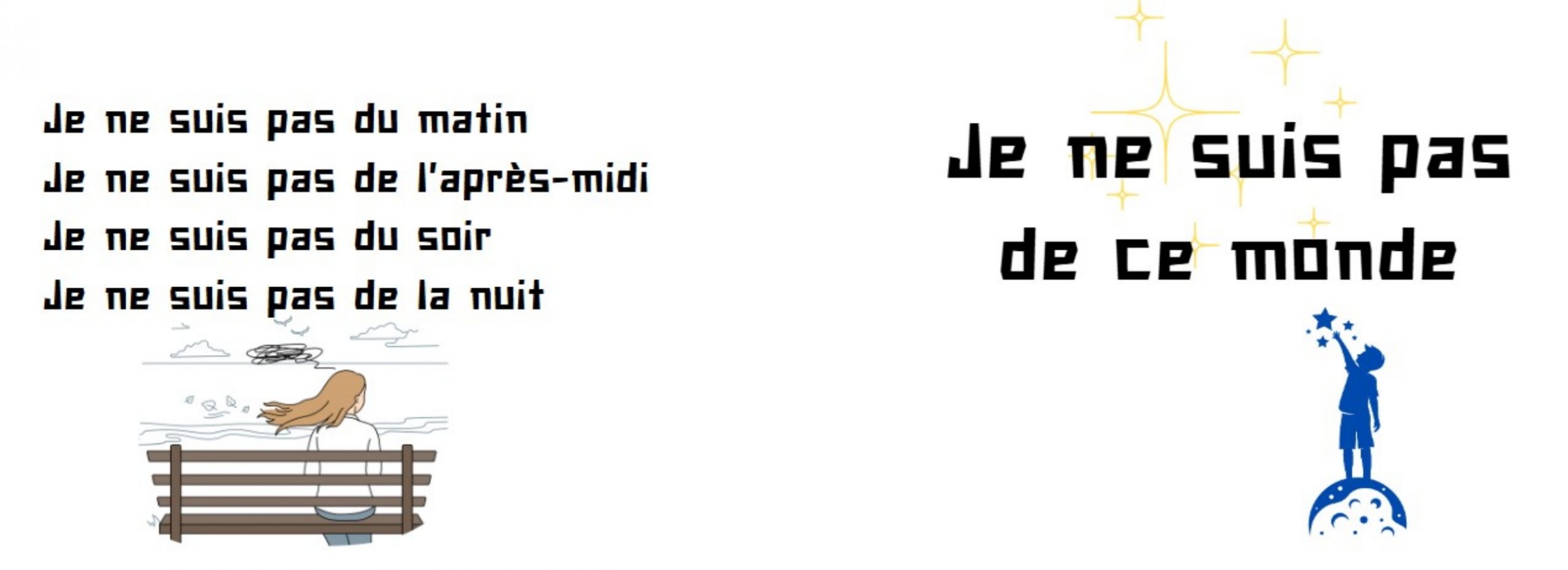 Mug à texte - Je ne suis pas de ce monde – Image 3