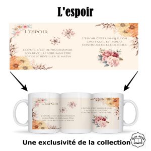 Mug à texte - L'espoir